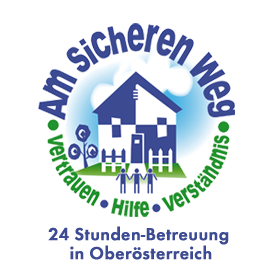 Logo am sicheren Weg